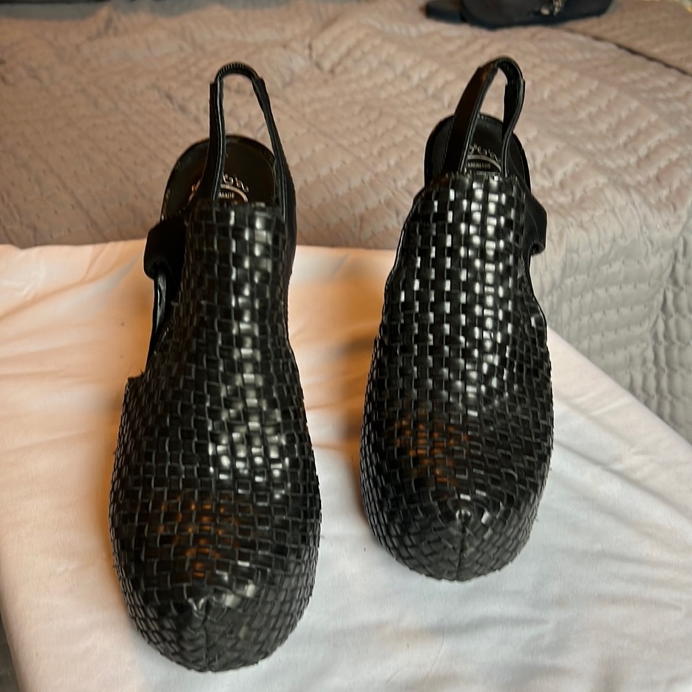 Jeffrey Campbell Havana Woven Slingback Platform women’s size 6M